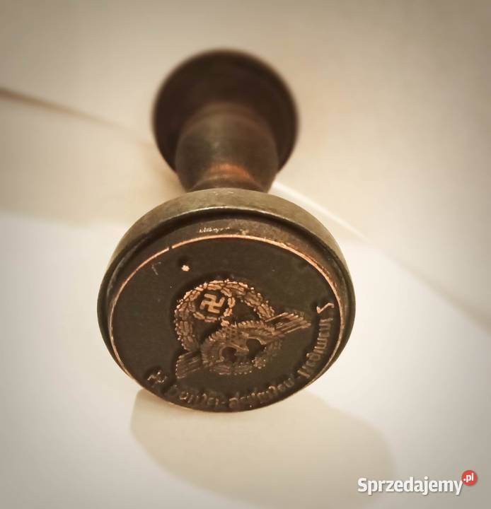Stempel niemiecki SS II wś Militaria małopolskie