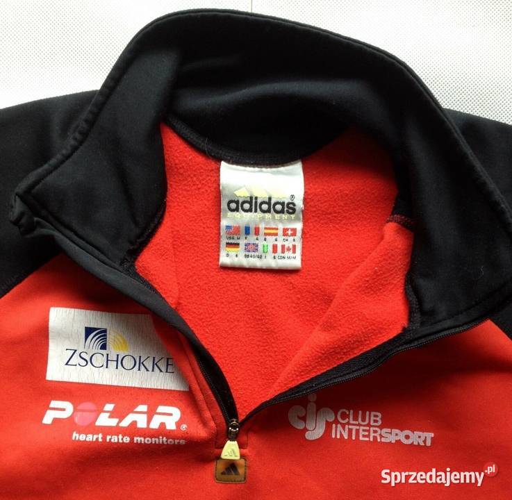 Vintage bluza ADIDAS EQUIPMENT z kapturem M made Warszawa