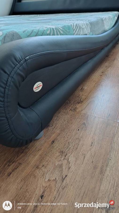 Łóżko z Eco skóry z oświetleniem śląskie Sosnowiec