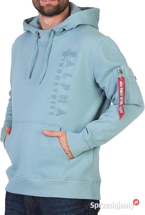 Alpha Industries Bluza z kapturem EMB 138333 Odzież codzienna Warszawa sprzedam
