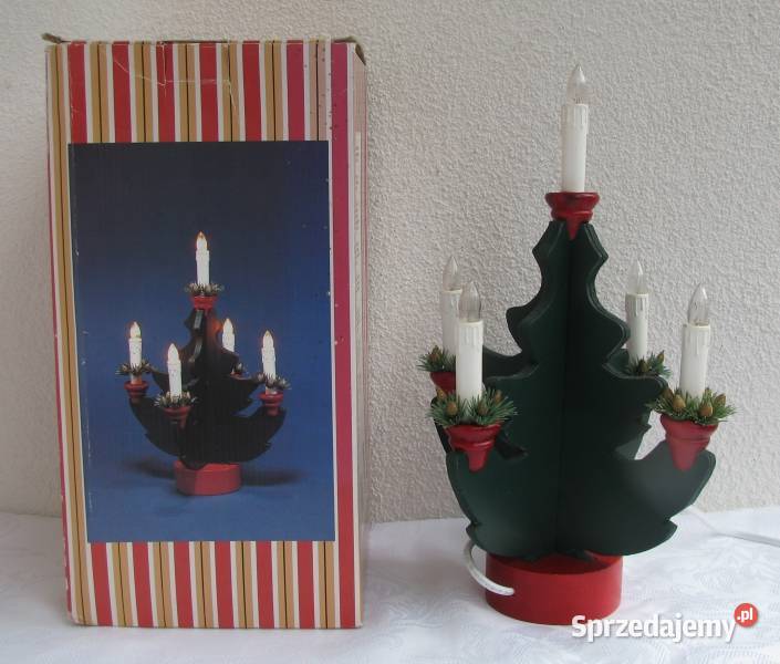 Choinka Lampka Świecznik Boże Narodzenie 355