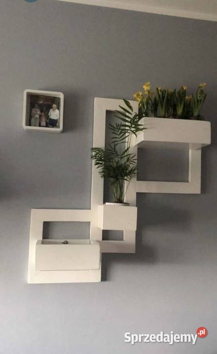 Kwietnik na ścianę naścienny dębowy Grabów nad Prosną sprzedam