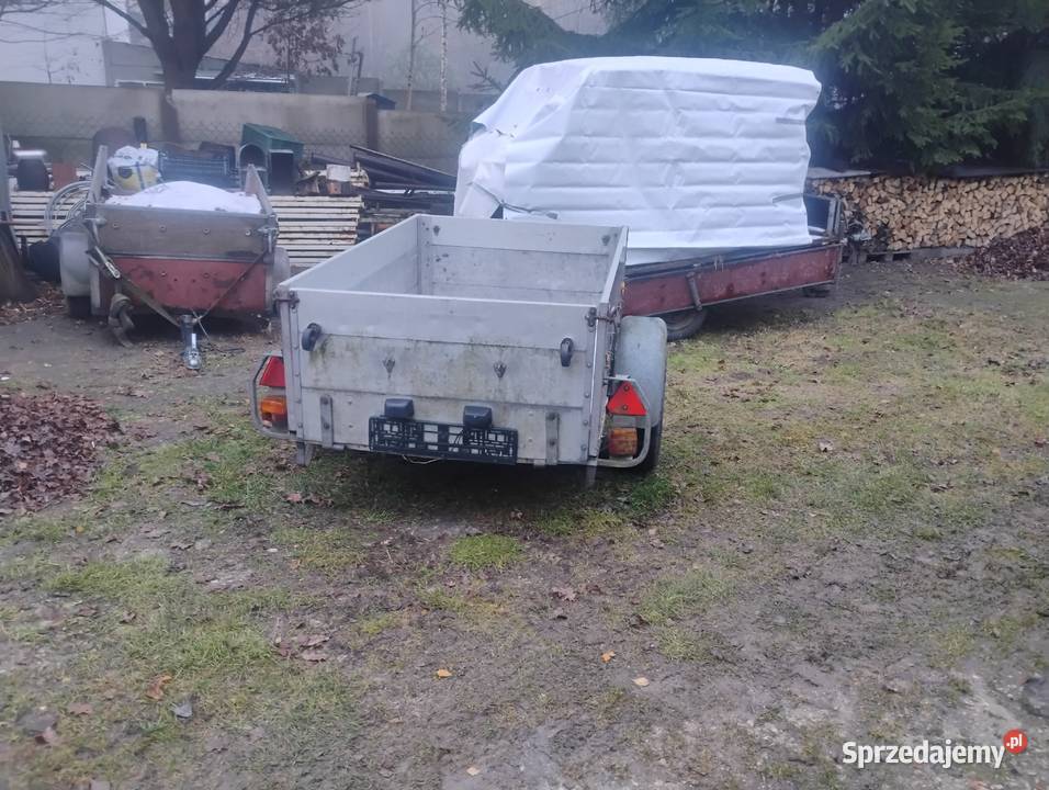 Przyczepka samochodowa aluminiowa burtowe świętokrzyskie