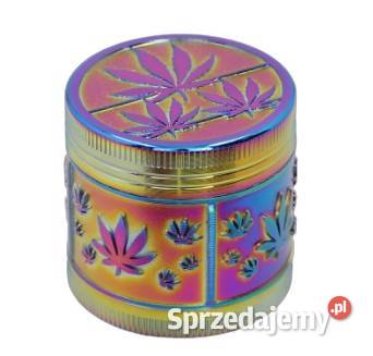 Tęczowy Młynek do Tytoniu Metalowy Crusher śląskie