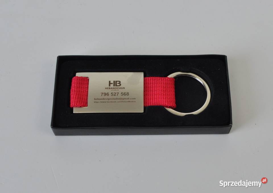 Brelok metalowy jednostronny grawer 50 Akcesoria Leżajsk