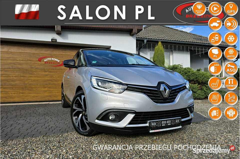 Renault Scenic serwis ASO Full Led IV 2016 ASR (kontrola trakcji) śląskie Rydułtowy