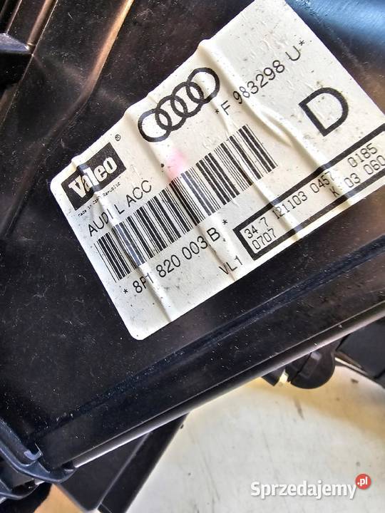 NAGRZEWNICA KOMPLETNA AUDI A3 8P 8P1820003B Nagrzewnice śląskie Przystajń
