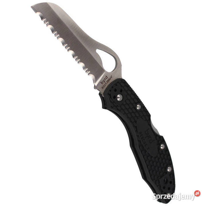 Nóż Spyderco Byrd Meadowlark 2 Rescue FRN Black Warszawa