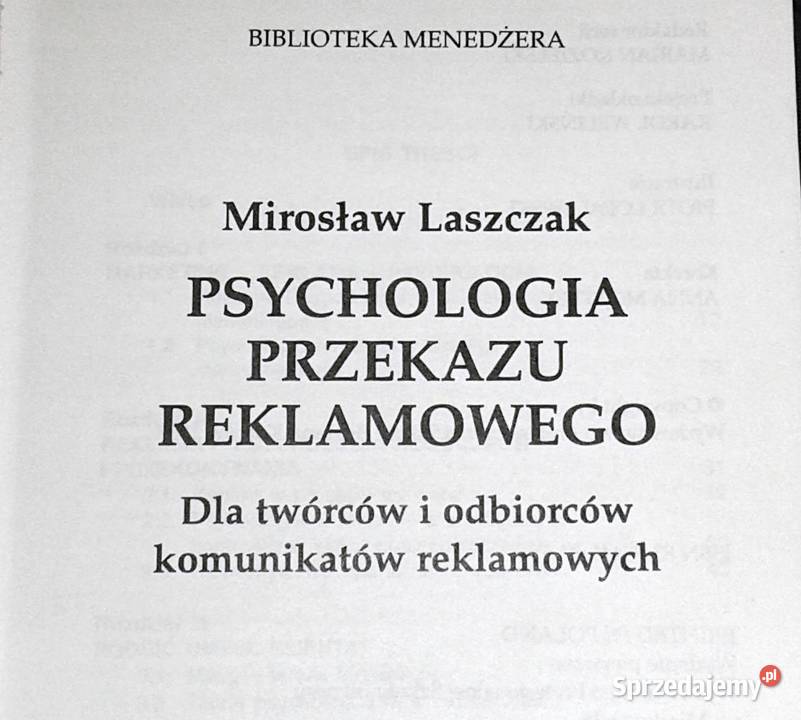 Psychologia przekazu reklamowego Mirosław lubelskie Chełm