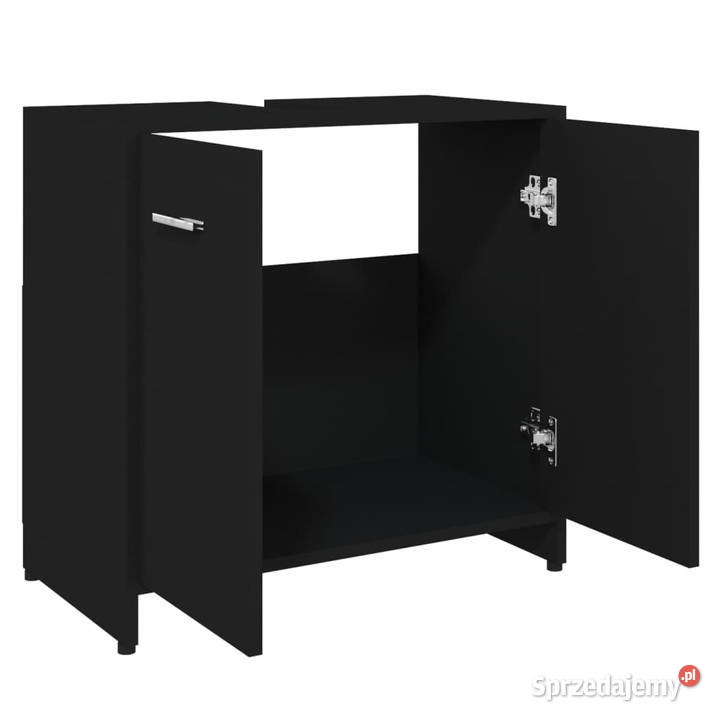 Szafka łazienkowa czarna 60x33x61 materiał mazowieckie Warszawa