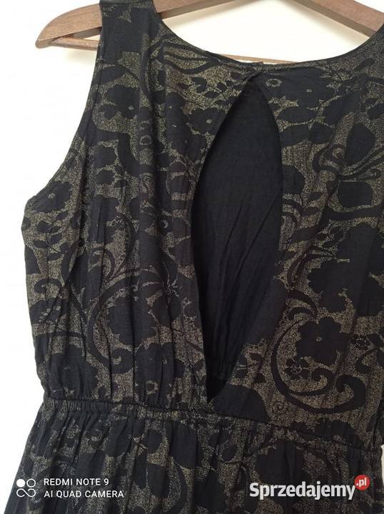 Złoto czarna tunika M podlaskie Hajnówka sprzedam
