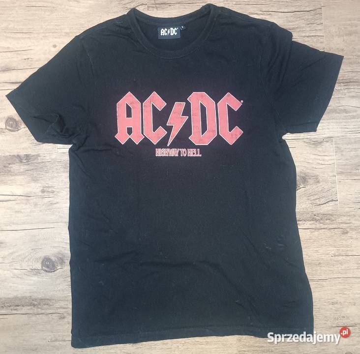 Czarna koszulka Tshirt ACDC SM Highway to Hell Odzież sportowa małopolskie Zbylitowska Góra