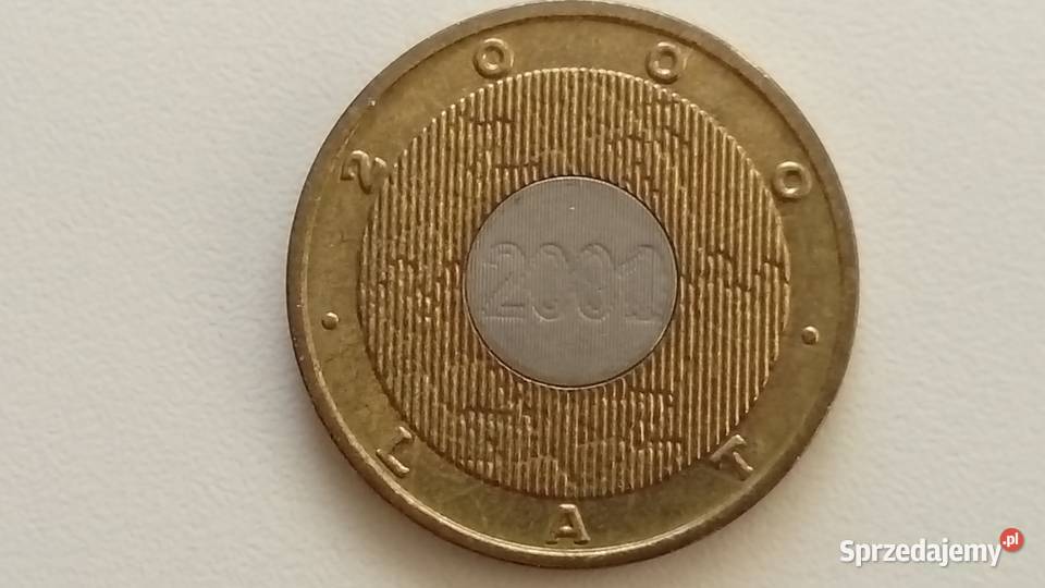 Moneta okolicznościowa 2 2000 r Przełom Mosina sprzedam