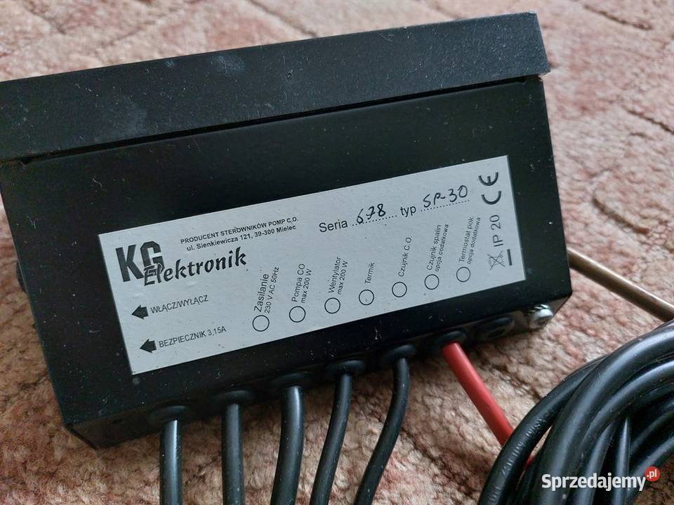 Sterownik pieca kotła Elektronik SP30 PID Poddębice