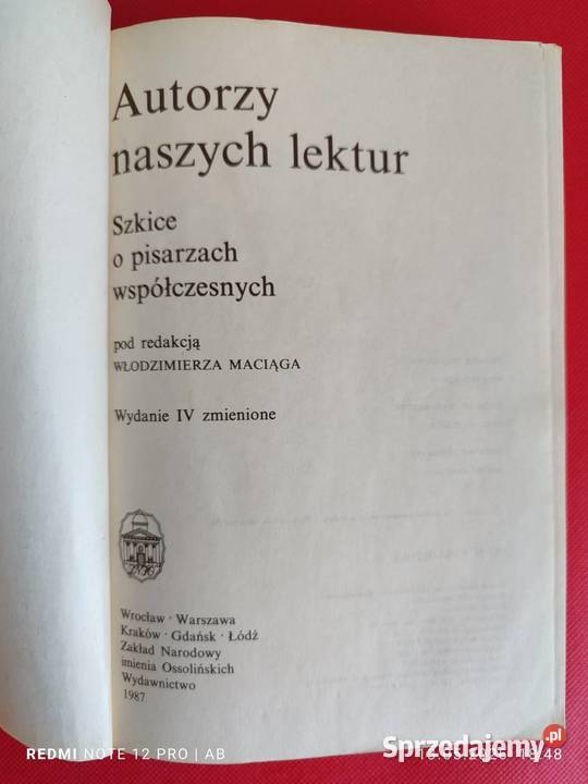 Autorzy naszych lektur Szkice o pisarzach Katowice