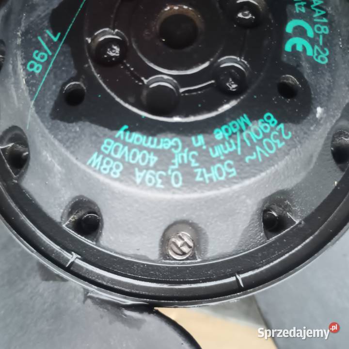Wentylator osiowy EBM A6E360AA1829 88 W