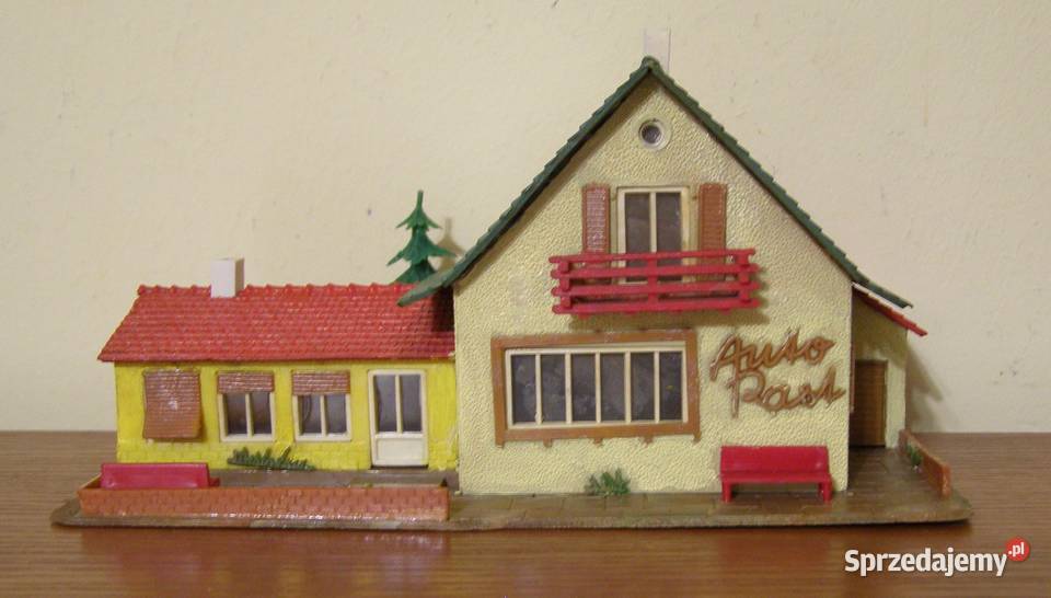 Domek na makietę 43 kolejka skala TT Łódź