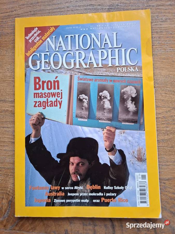 Nationa Geographic 2002 2003 6 numerów Czasopisma Kraków sprzedam