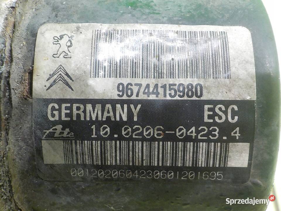 CITROEN DS3 16 VTI 11r HB 3D pompa ABS Suków