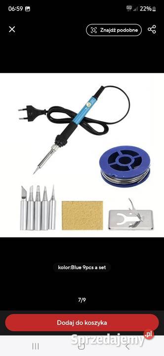 Lutownica 230v 60w z akcesoriami