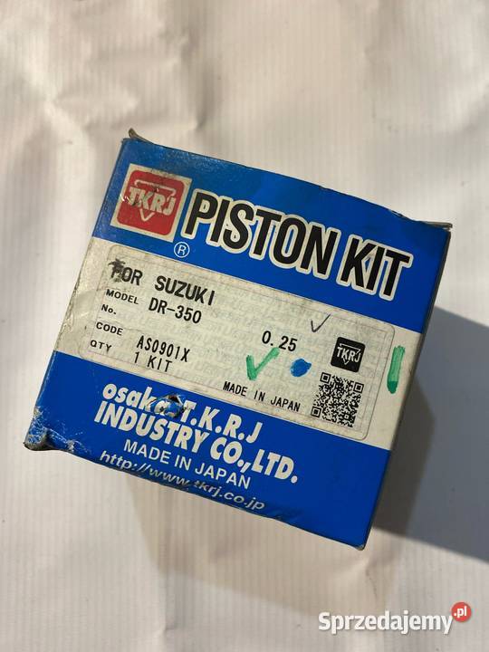 Tłok komplet Suzuki DR 350 TKRJ AS0901X 025 Tłoki