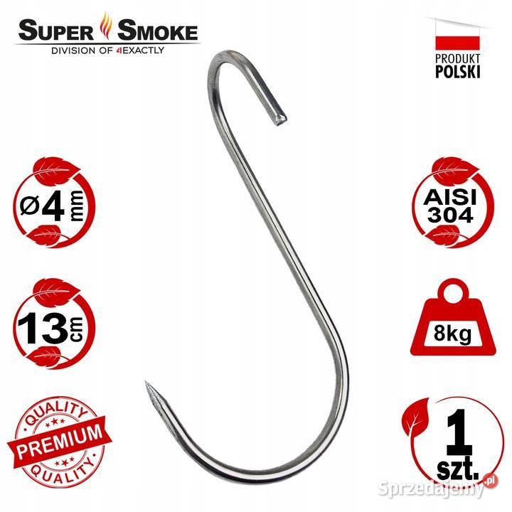 Hak Wędzarniczy Super Smoke S skręcony do wędlin Białystok
