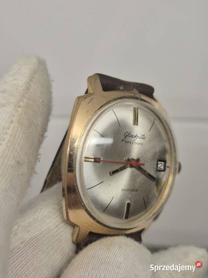 Klasyczny zegarek vintage Glashtte Spezimatic 26 Chorzów