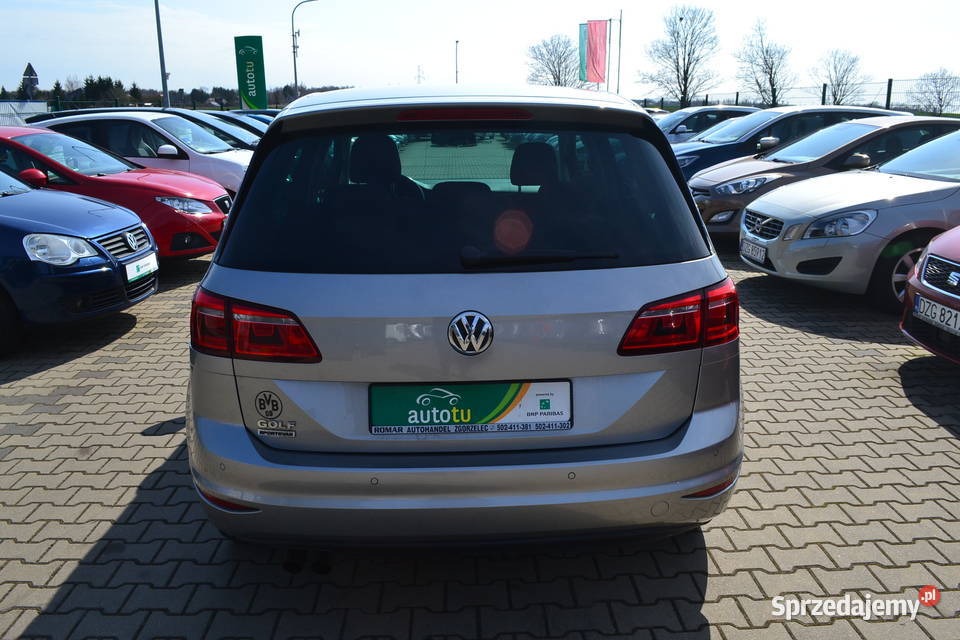 Volkswagen Golf Sportsvan z Niemiec OPŁACONY 74 reflektory ksenonowe Zgorzelec
