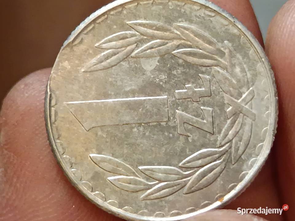 Sprzedam monetę 1 zloty 1987 odkrój blachy lubelskie Chełm