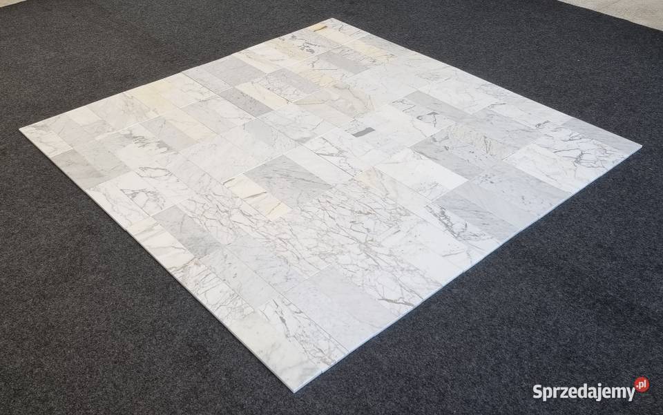 Mozaika marmurowa płytki marmurowe Bianco Bielawa