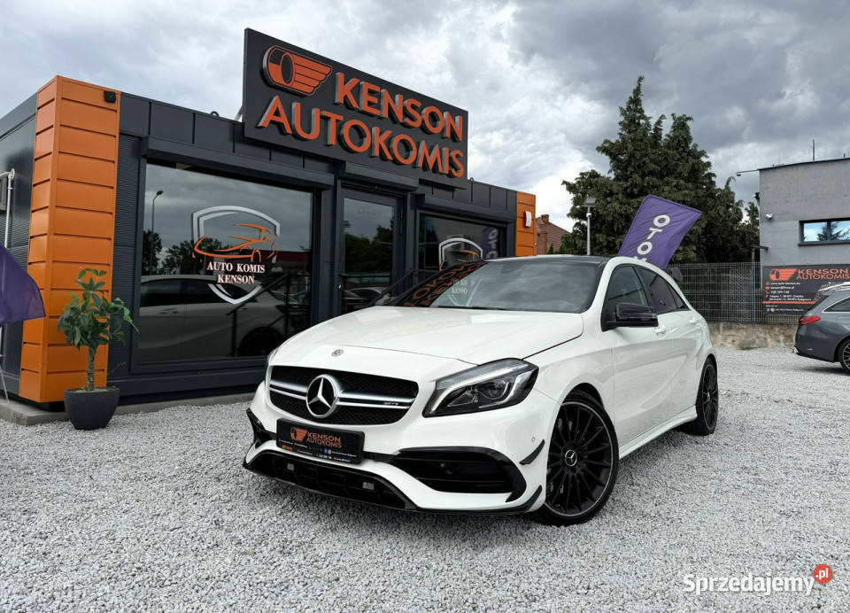 Mercedes A45 AMG Zadbany Full Panorama Grzane elektryczne lusterka Bydgoszcz sprzedam