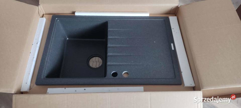 Zlewozmywak granitowy czarny komoraNOWY wielkopolskie Koziegłowy