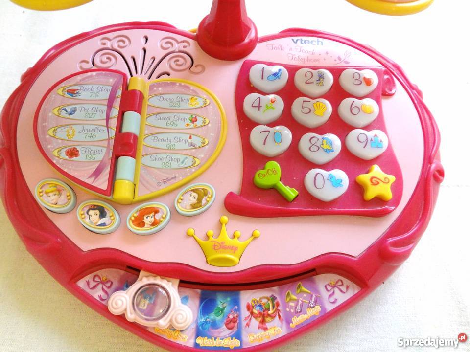 Różowy Interaktywny telefon Księżniczki VTECH Sa kujawsko-pomorskie