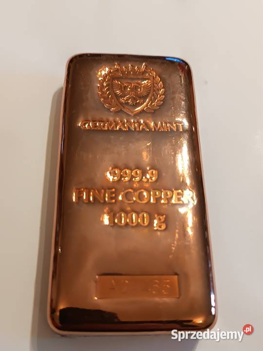 Sztabka miedzi 1 Germania Mint Warszawa sprzedam