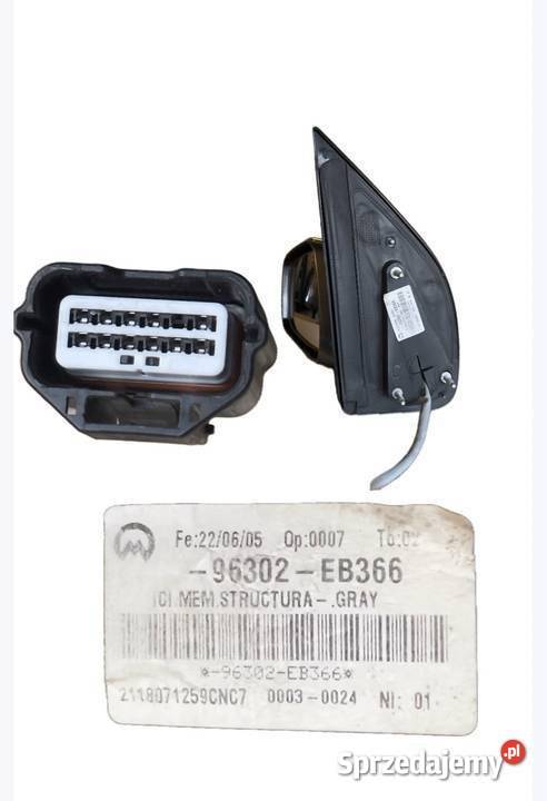 LUSTERKO LEWE ELEKTRYCZNE 11 PIN 96302EB366 Katowice