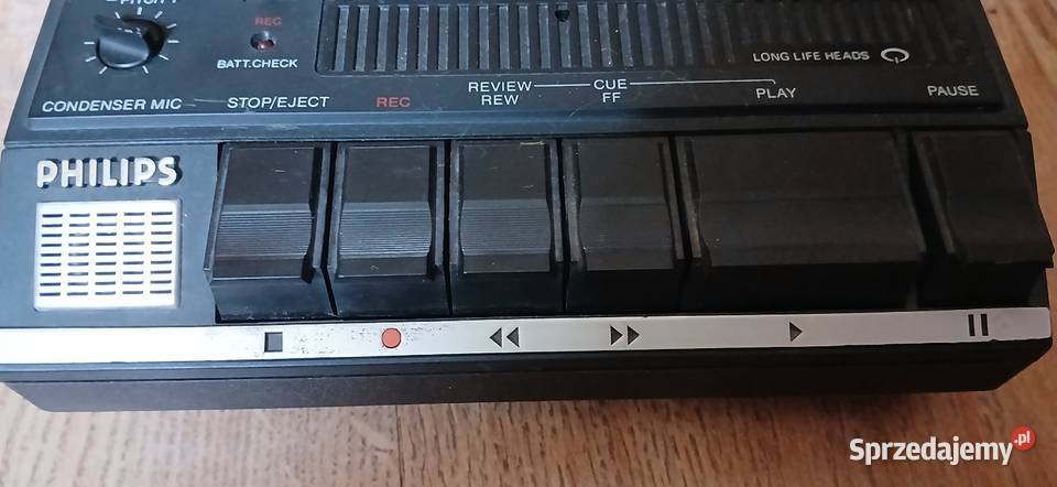 Magnetofon kaseetowy Philips z lat 80 Kraków
