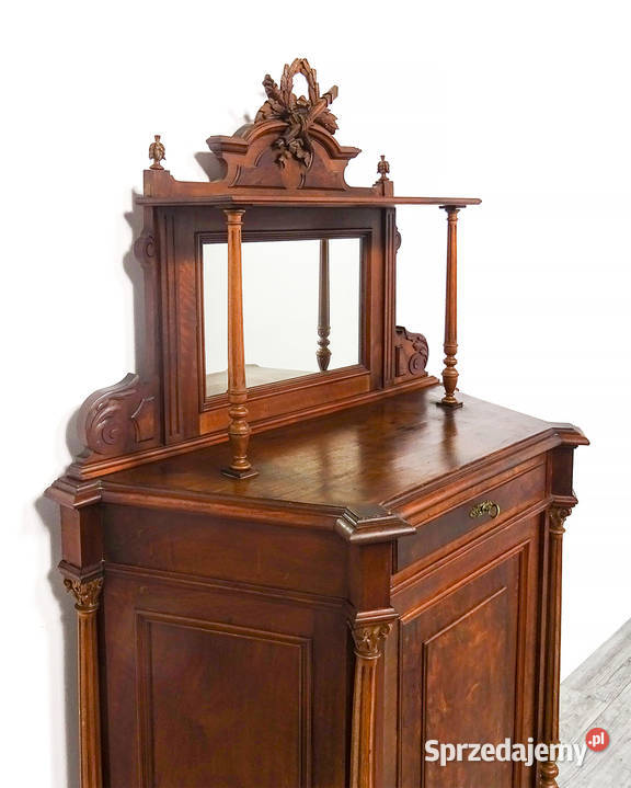 Antyk Solidna Drewniana KOMODA orzechowa Dom i Ogród Kalisz