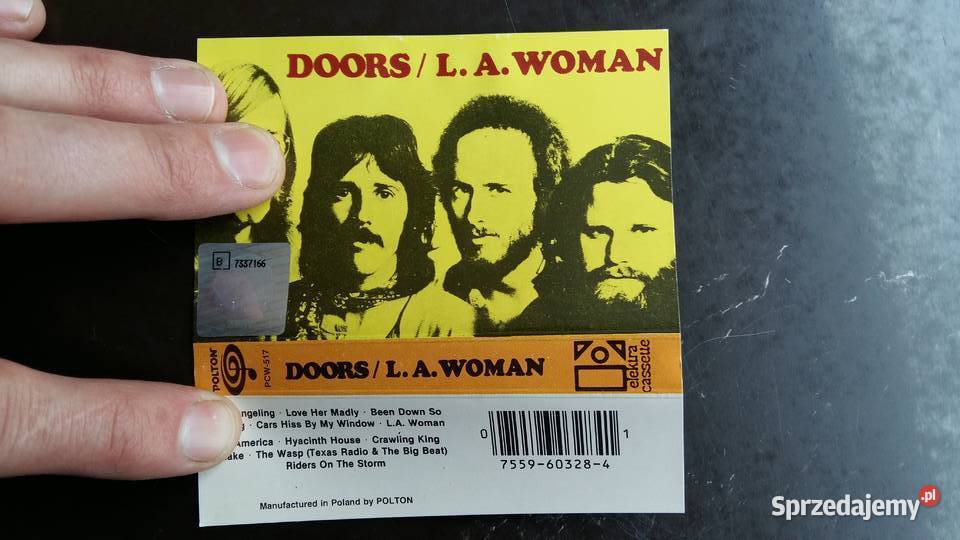 Kaseta The DoorsLA woman Wyd Polton kaseta Kultura i Rozrywka Siemiatycze