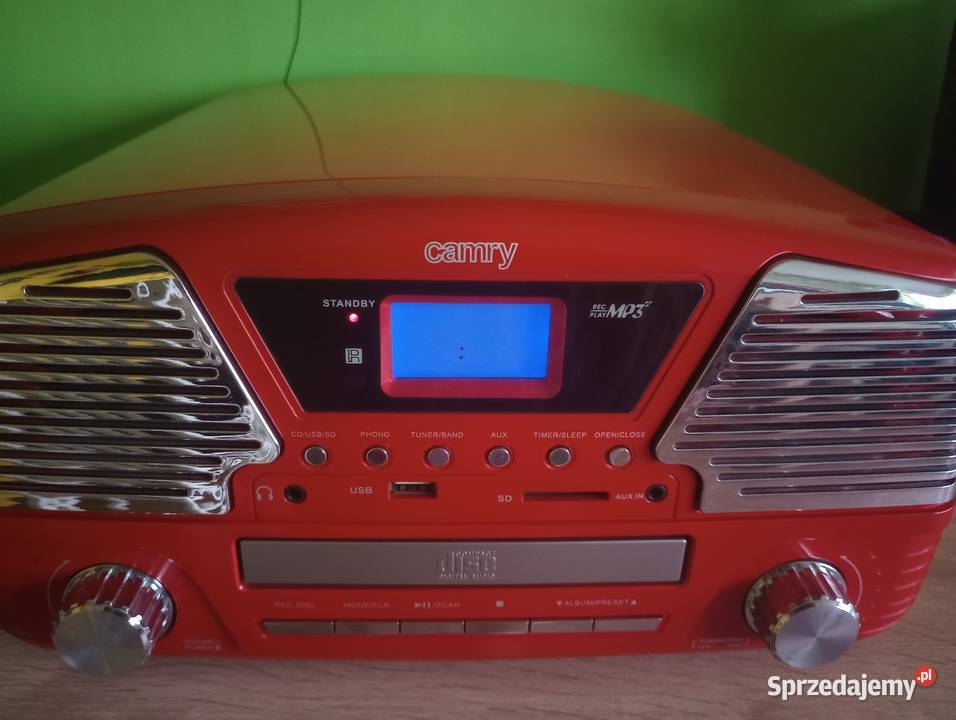 Camry CR 1134 Gramofon z CDMP3USBSD z funkcją Szczecin sprzedam