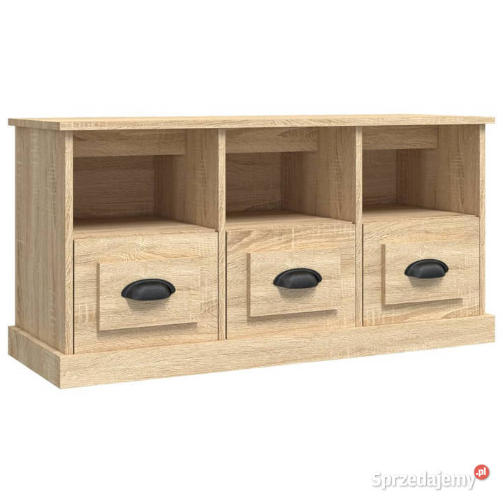 Szafka pod TV dąb sonoma 100x35x50 materiał