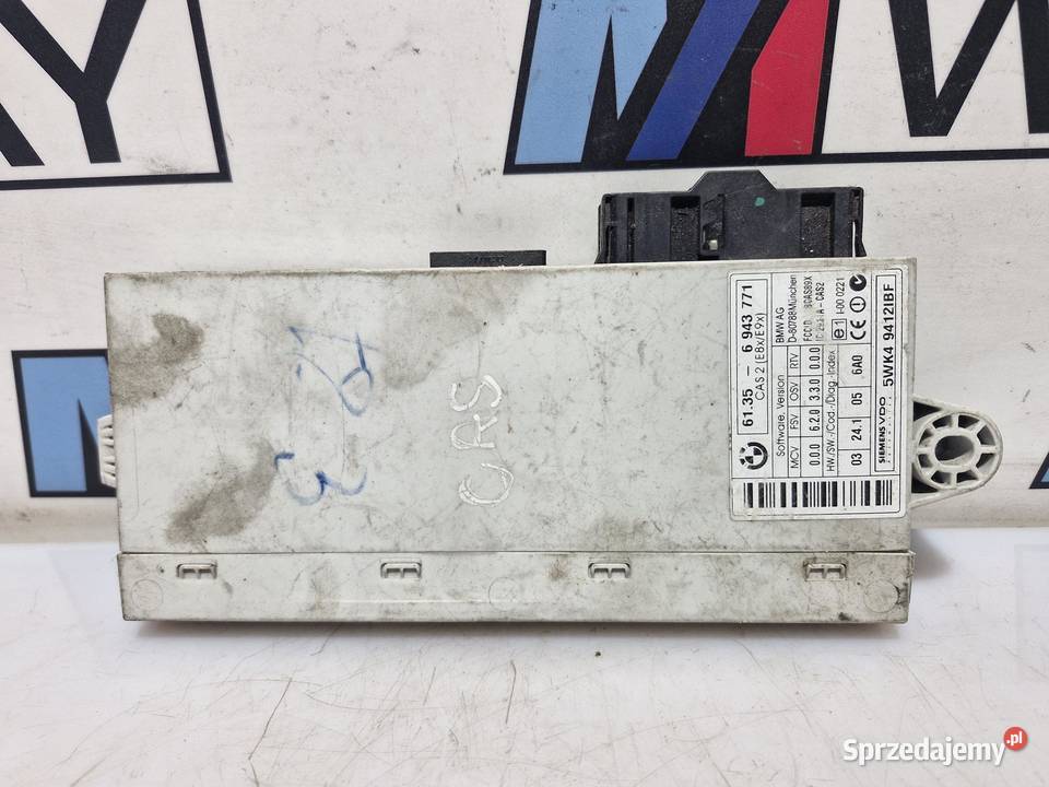 BMW E60 E61 MODUŁ STEROWNIK CAS 6943797 Komputery dolnośląskie sprzedam