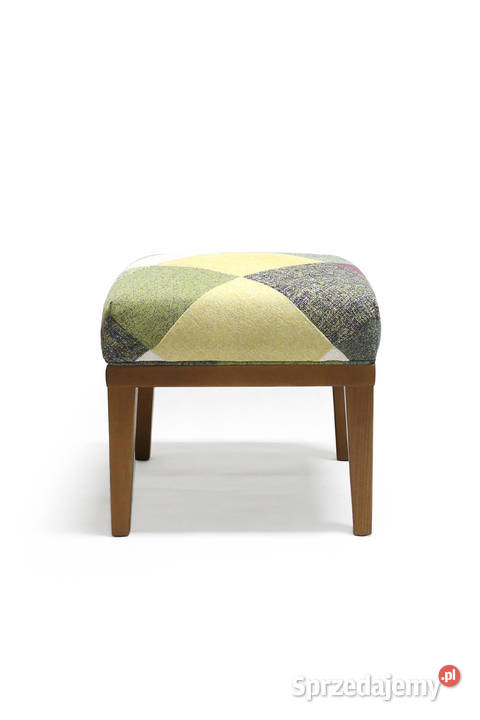 Podnóżek Pod Nogi Stołek Tapicerowany Retro