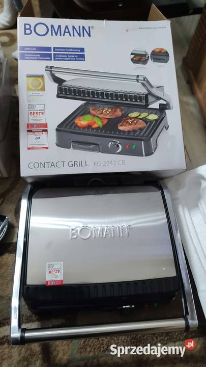 kontaktowy grill elektryczny Bomann 2242 CB o Pozostałe wielkopolskie Książ Wielkopolski