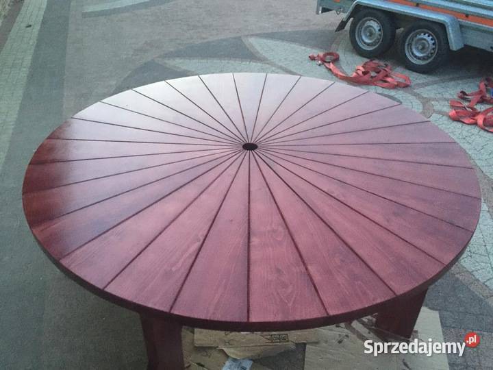 Stół ogrodowy okrągły 200 190 180 170 160 150