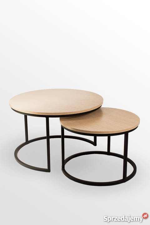 Stolik kawowy okrągły Komplet stolików kawowych Krosno
