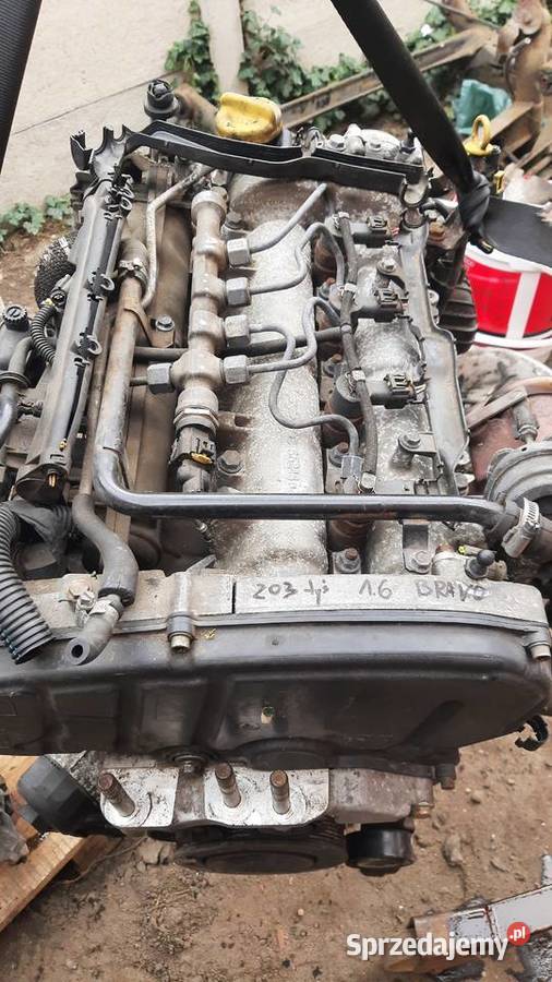 silnik kompletny 16 jtd 105 198A3000 Fiat Bravo osobowe dolnośląskie Dębno