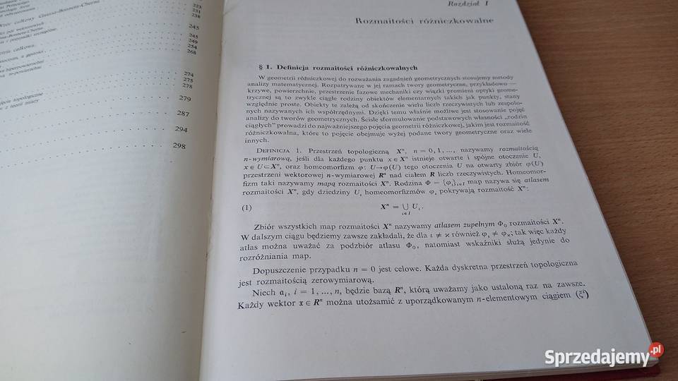 Geometria różniczkowa i teoria wiązek Sulanke Gdańsk