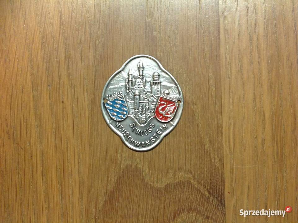 Stara Plakietka Metalowa Nabijak ZAMEK Nowa Sól