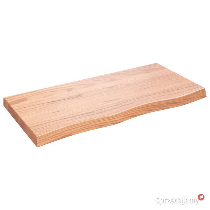 Półka brązowa 100x50x26 lakierowane lite drewno Warszawa