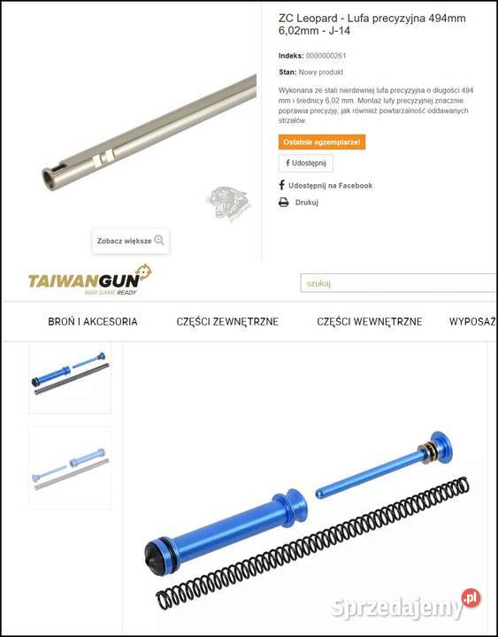 Karabin ASG kar98k ST wielkopolskie Pniewy sprzedam